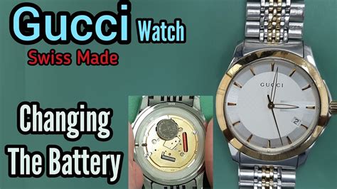 how to replace women gucci 7800s watch battery|gucci watch battery replacement instructions.